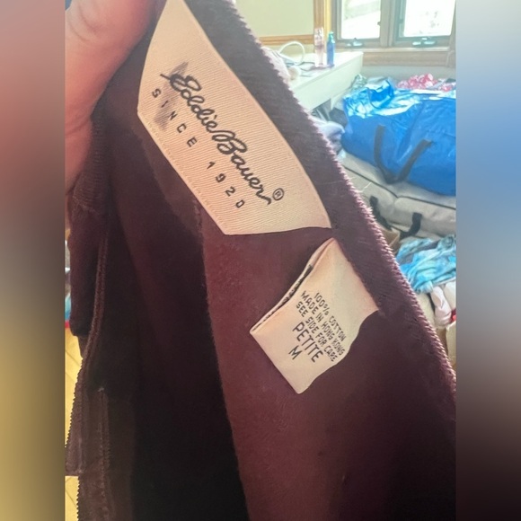 Eddie Bauer - Vintage Elegant Purple Button-Down Dress - Picture 3 of 6